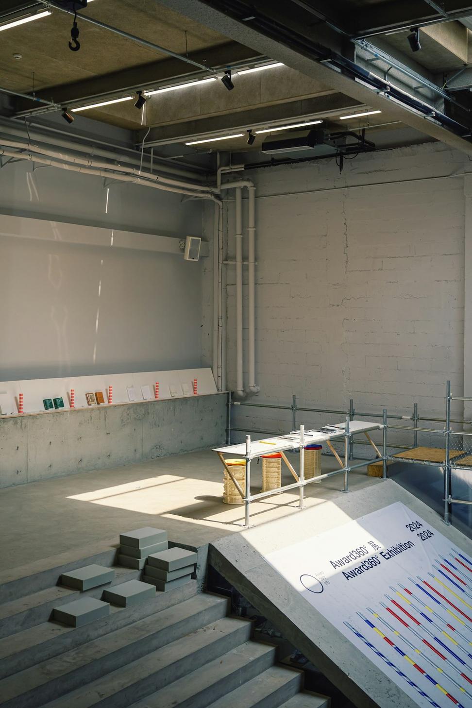 Early studio workspace